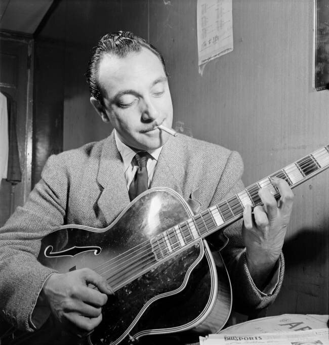 Portrait of Django Reinhardt William Gottlieb
