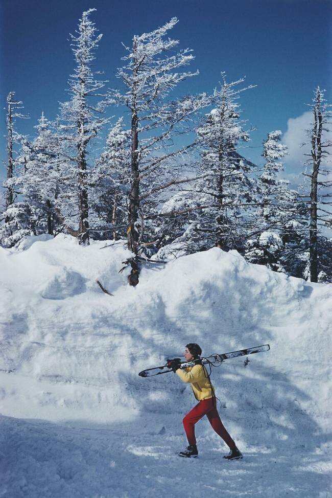 Skier In Vermont Slim Aarons