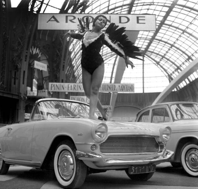 The Car Show in Paris on September 30, 1958  Rue des Archives
