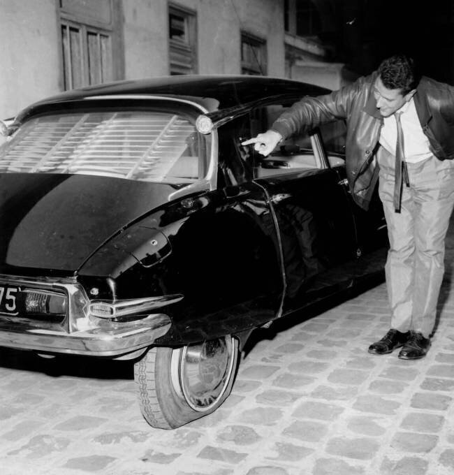 The Citroen Ds of General Charles De Gaulle After The Assassination Attempt Said Rue des Archives