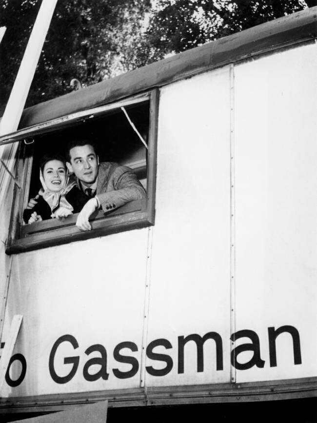 Vittorio Gassman and Anna Maria Ferrero  Rue des Archives
