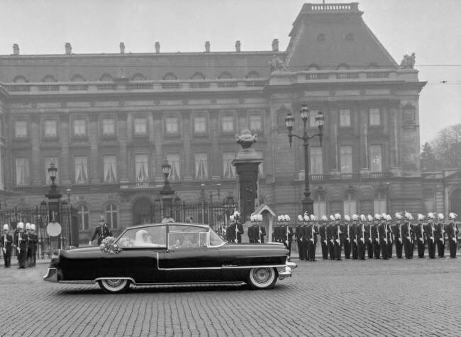 Wedding of king of Belgians Baudouin 1st and Fabiola  Rue des Archives