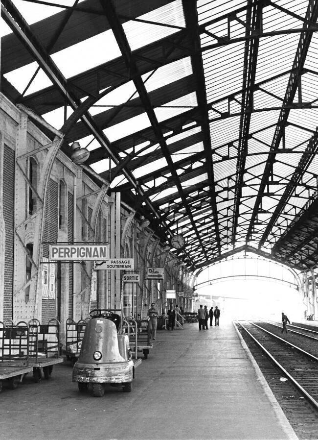 Gare de Perpignan, 1958 Jean Ribière