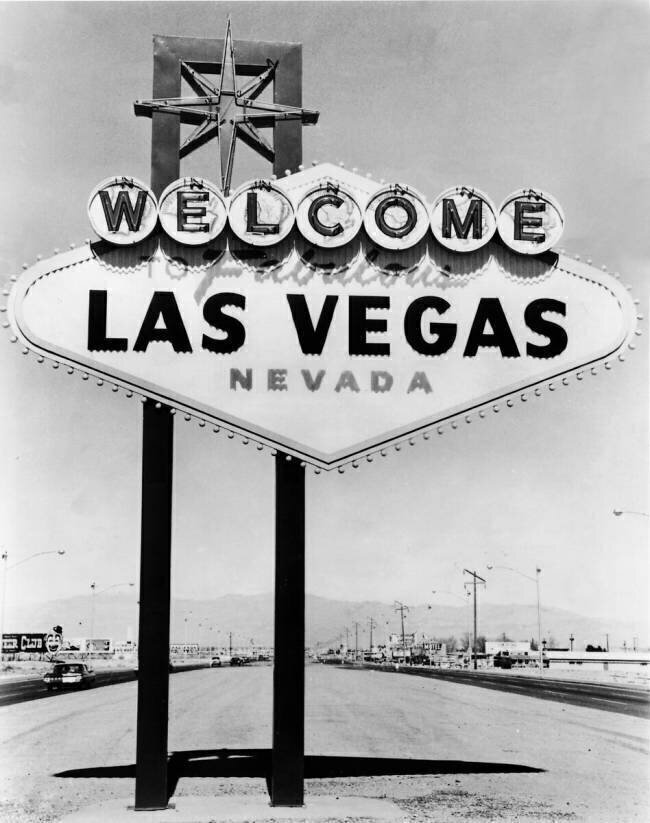 L'arrivée à Las Vegas, 1970 Keystone