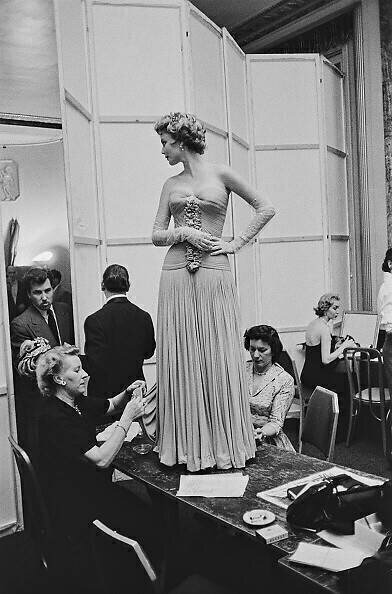 Last-Minute Adjustments Slim Aarons