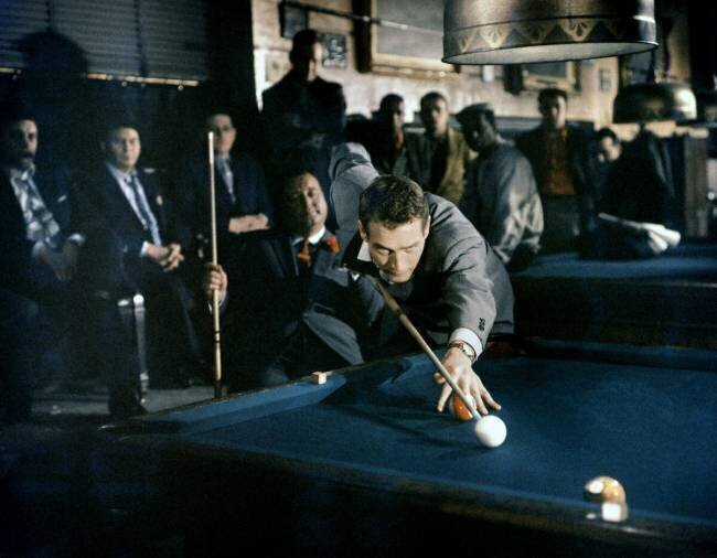 Paul Newman dans "The Hustler" anonyme