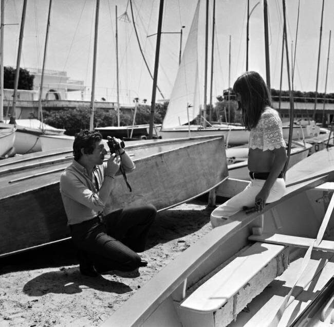 Serge Gainsbourg et Jane Birkin au Festival de Cannes anonyme