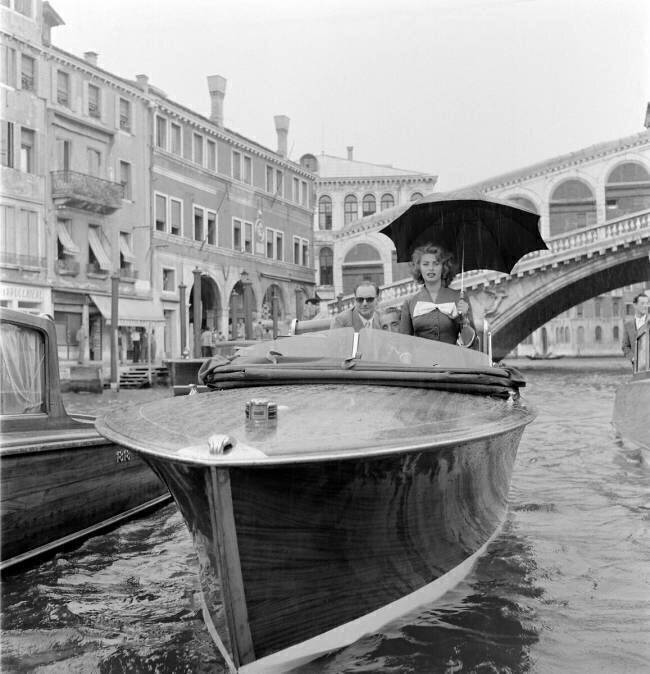 Sophia Loren à Venise en 1955 Graziano Arici