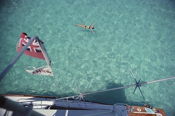 Swimming In Bermuda Slim Aarons