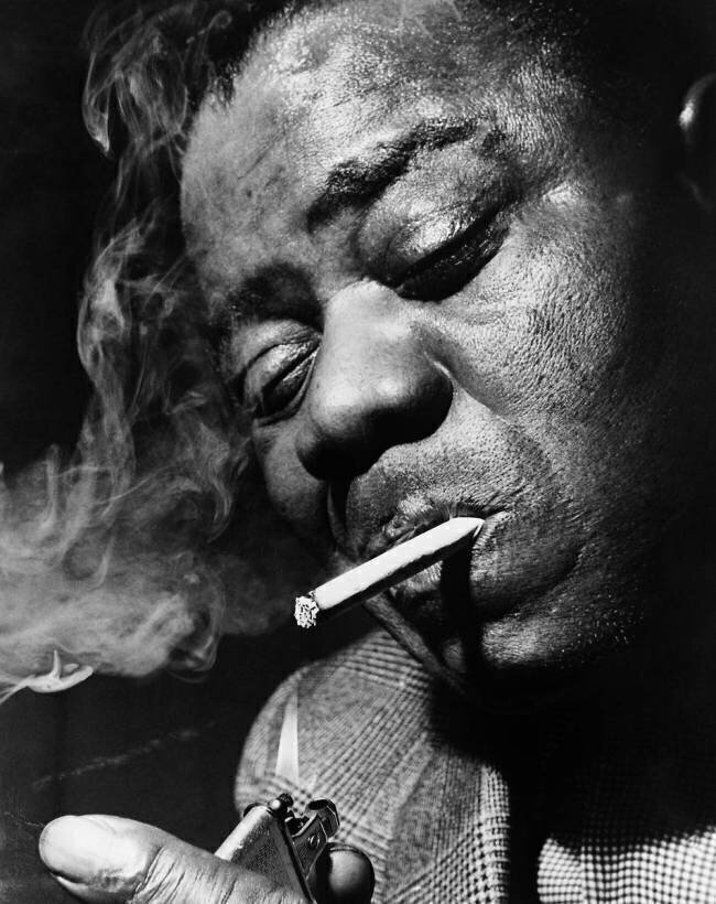 Trumpet Player And Singer Louis Armstrong In London For A Recital Before Resting In His Long Island Estate Keystone