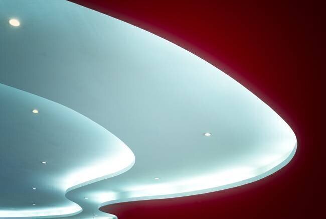 Fish shaped ceiling Harry Verschelden