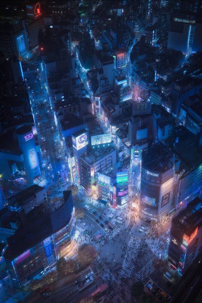 Flying Shibuya Javier de la Torre