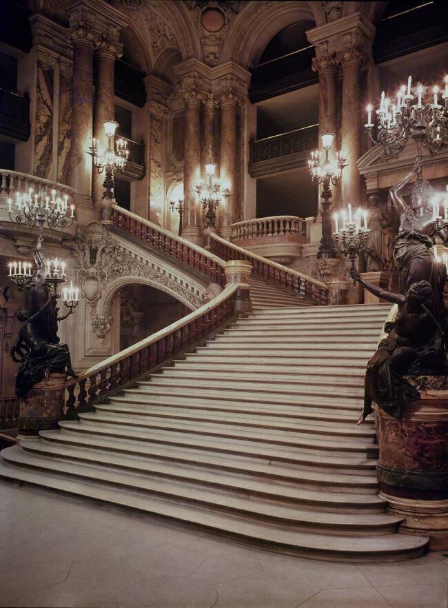 Grand escalier de l'Opéra Garnier anonyme