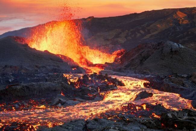 La Fournaise Volcano Gabriel Barathieu