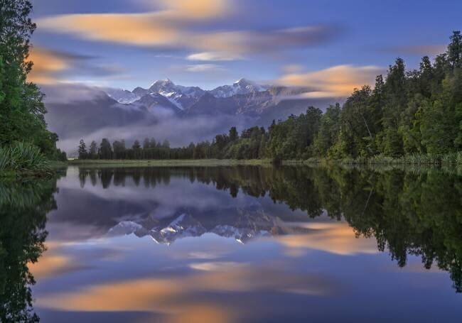 Lake Matheson Hua Zhu