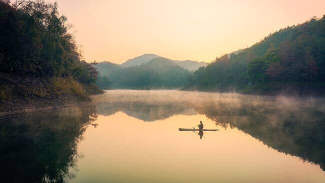 L'automne au lac Ban Viet Nguyen Tan Tuan