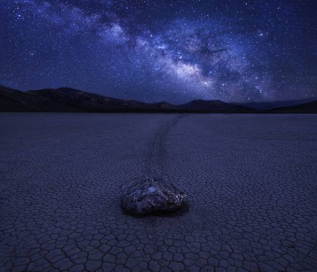 Milky Way Over The Racetrack Anna Zhang