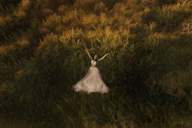 Natalia in the field Mike Darzi