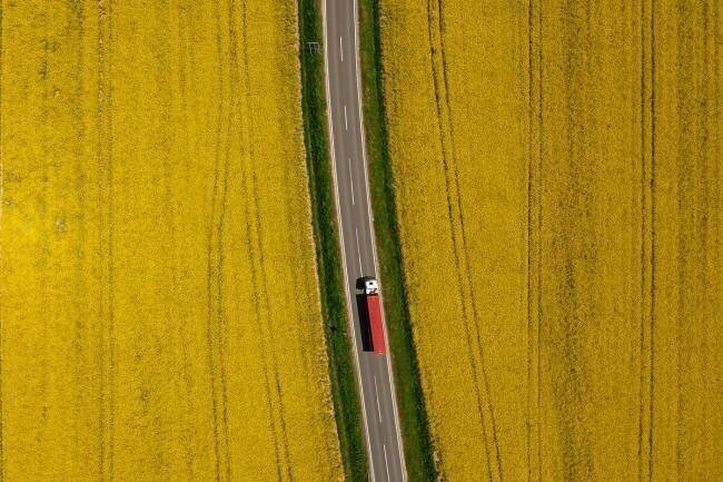 Red truck Jure Kravanja