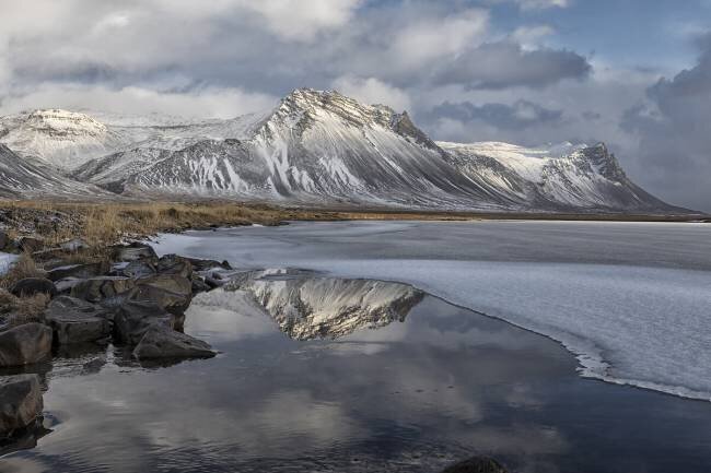 Reflection at SnAbfellsnes peninsula Bragi Kort