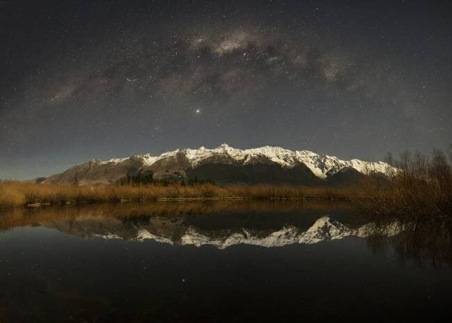 Snow Mountain Under Moonlight Yan Zhang