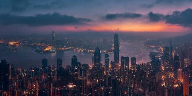 Sunrising Hong Kong Javier de la Torre