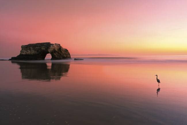 Sunset at the Natural Bridge-2 Rob Li