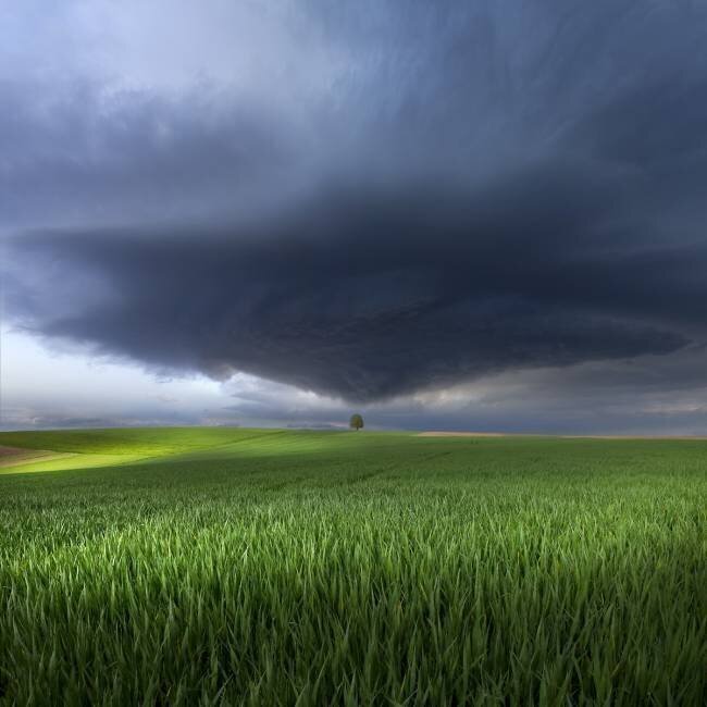 Thunderstorm cell over the Alb plateau Nicolas Schumacher