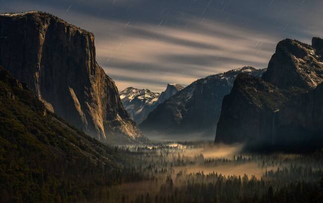 Tunnel View at Night Ning Lin