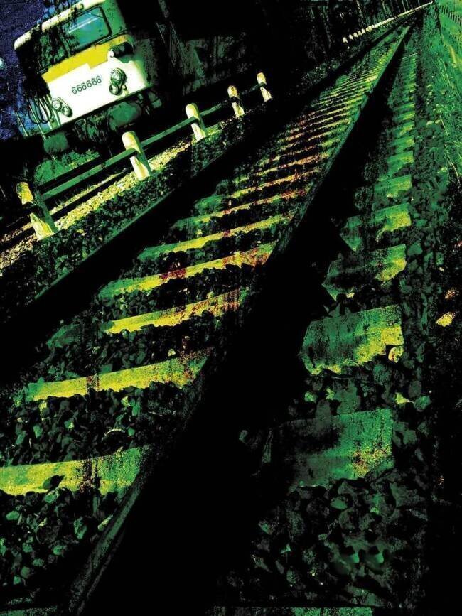 Run-Down Tracks with Train anonymous