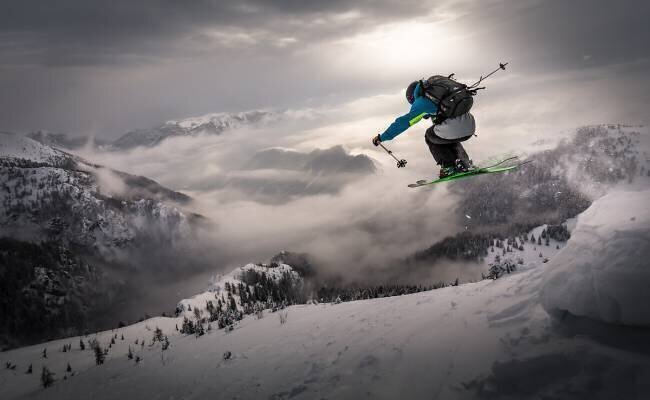 Backcountry skiing Sandi Bertoncelj 