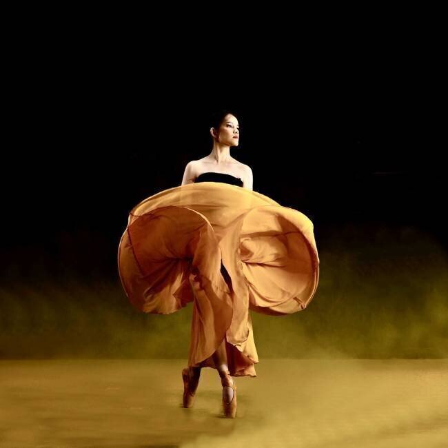 Ballerina dancer Agus Adriana