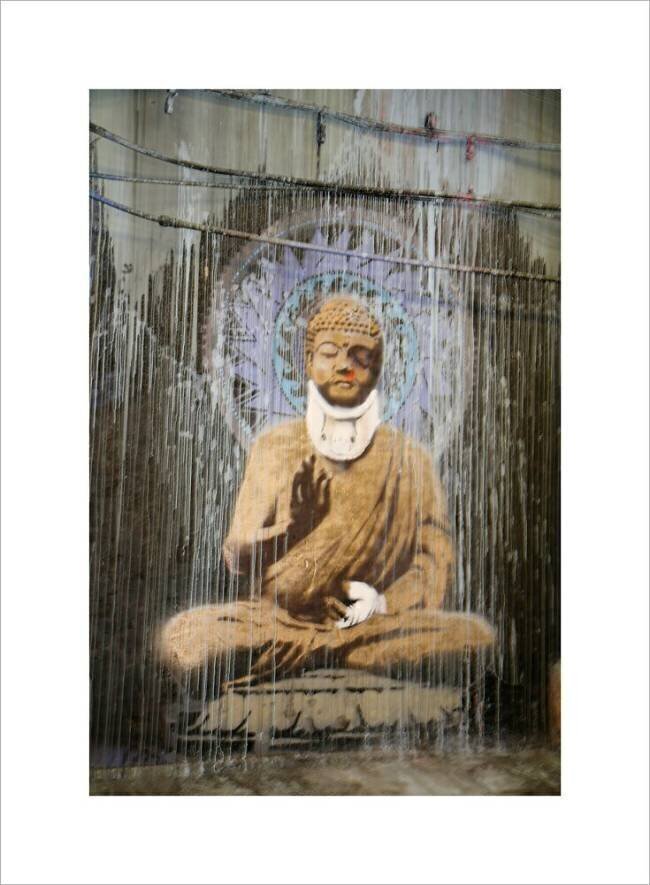 Buddah, Panorama London Banksy