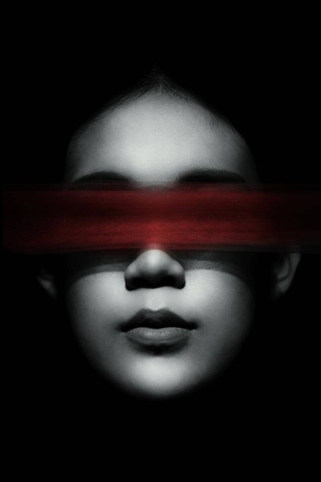 Blindfolded Heru Sungkono