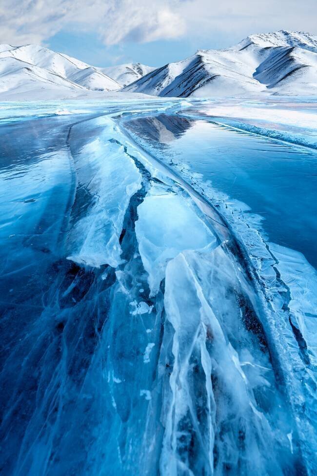 Blue ice Spider