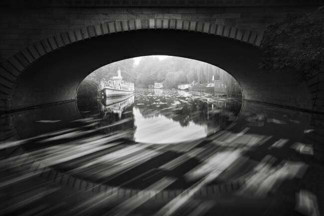 Boats in the fog Ronny Behnert