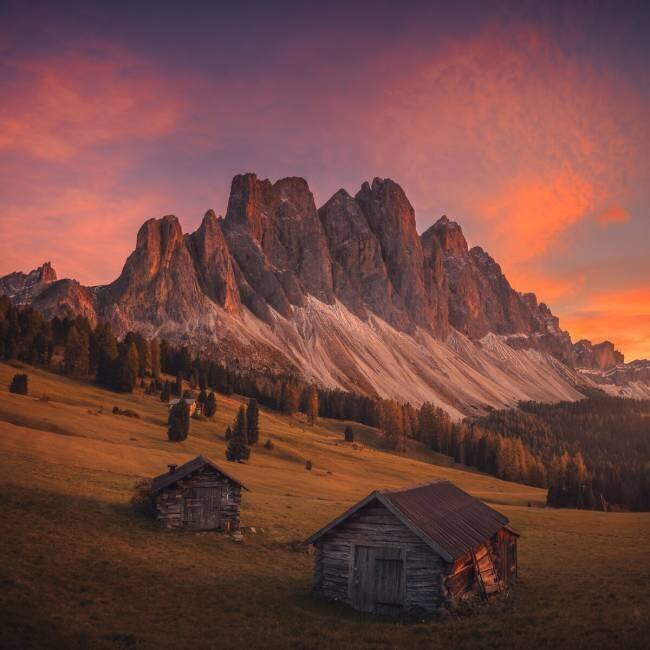 Cabins In The Dolomites Federico Penta