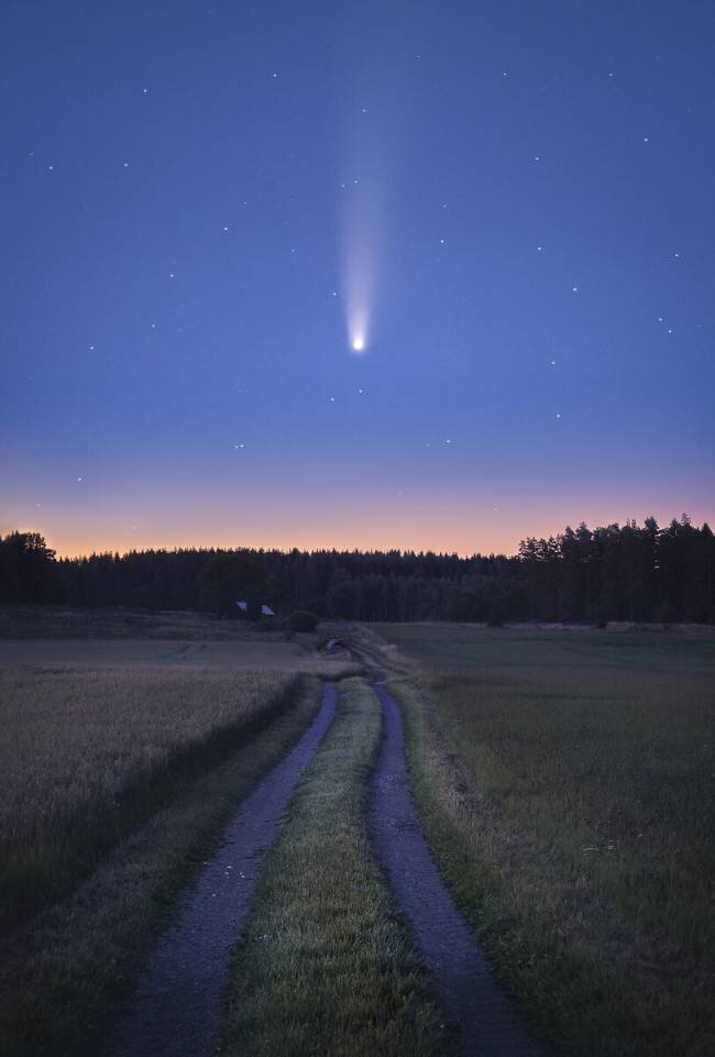 Comet Neowise over Sweden july 2020 Christian Lindsten