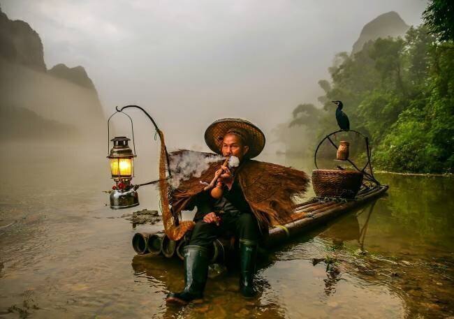 Cormorant Fisherman Pedro Campos