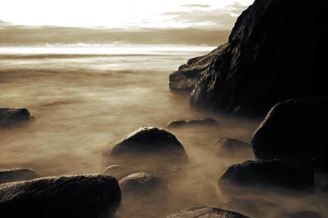 Darkness comes Mel Brackstone