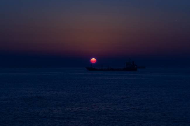 Dawns on board Xan Gasalla Gonzalez