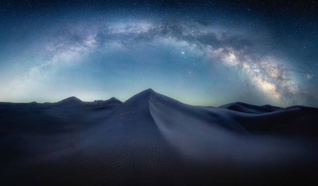 Desert starry sky Yuan Cui