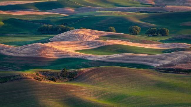 Farmland at sunset Dennis Zhang