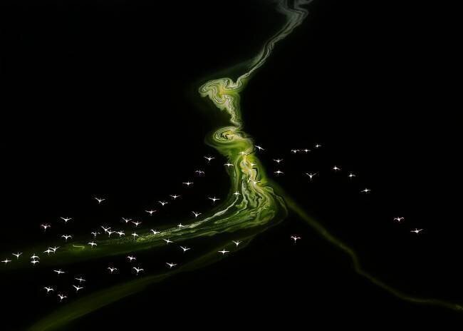 Flying over Incredible pattern John J. Chen