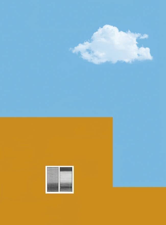 House and cloud Roxana Labagnara