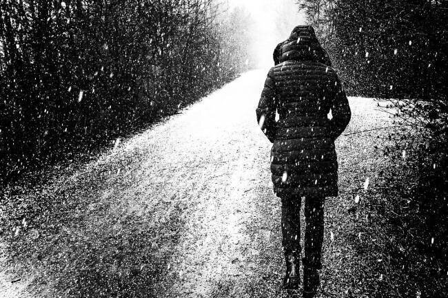 In the snow Michael