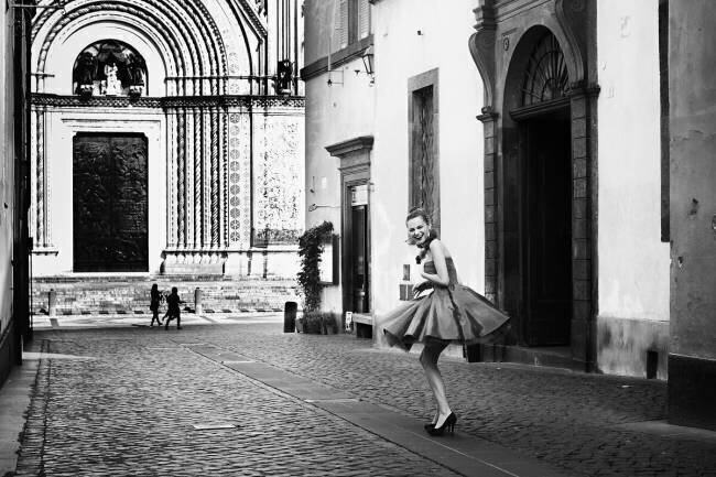 La ballerina Massimo Della Latta