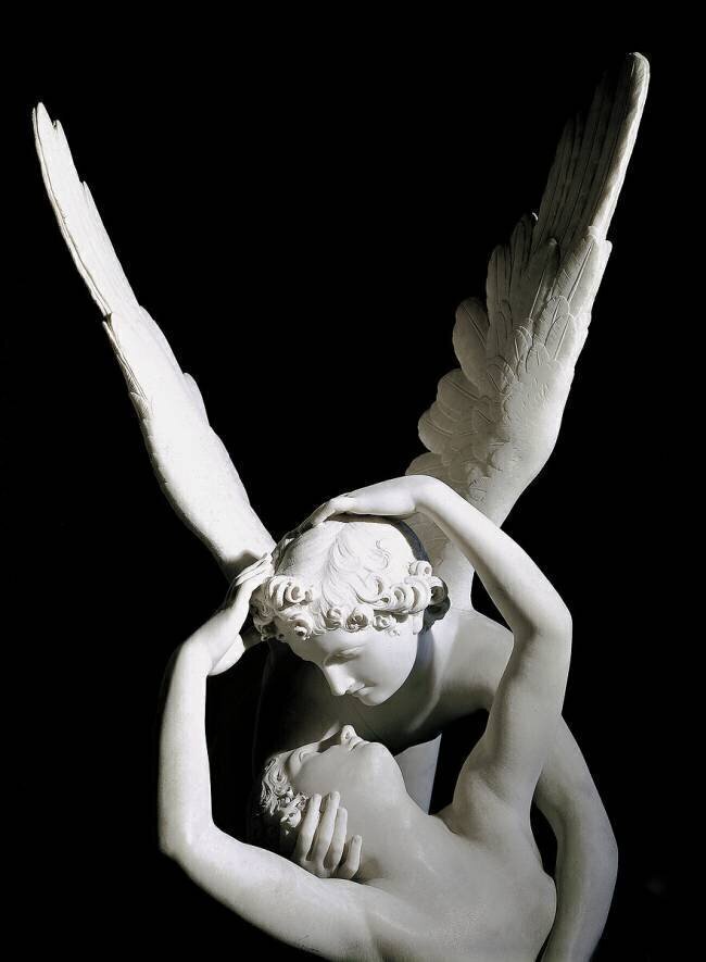 Love and Psyche Detail Antonio Canova