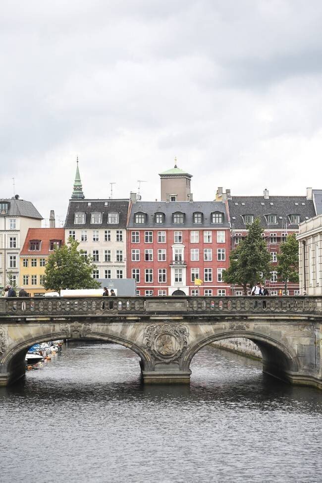 Marble Bridge and Quaint Buildings on Frederiksholms Canal, Copenhagen Kathryn Sheldon