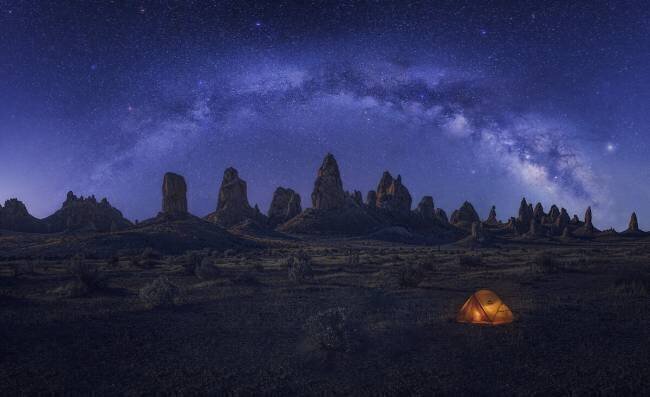 Milky Way Over The Strange Land Anna Zhang